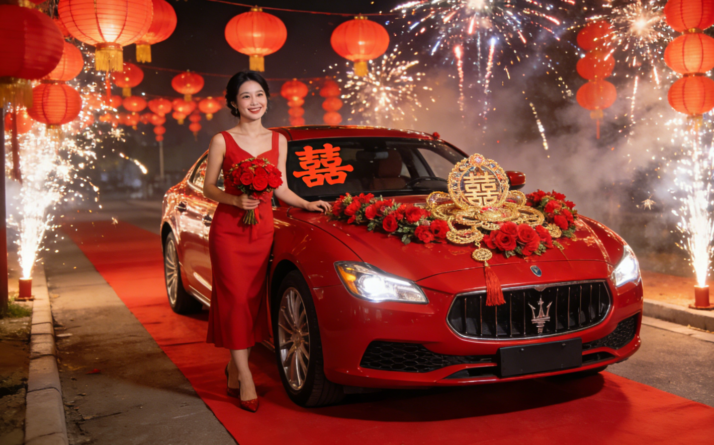 名爵游戏企业平台主视觉 - 中国红贺岁